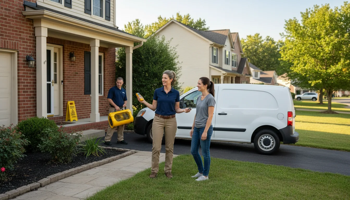 Residential water damage restoration in Saint Xavier, MT